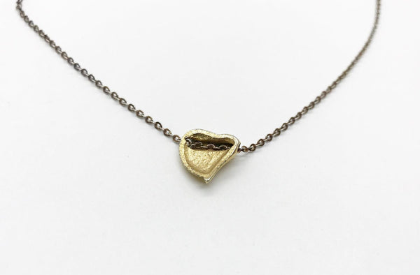 Sophisticated Heart Pendant on Chain - Lamoree’s Vintage