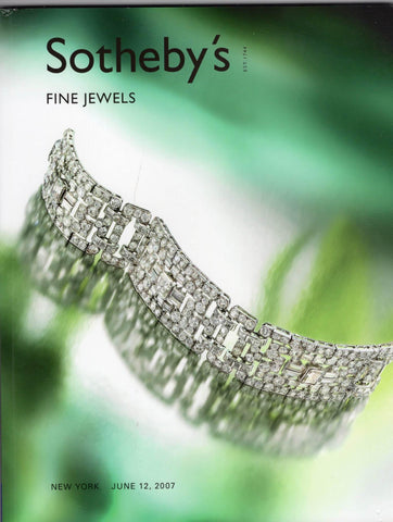 Sotheby's Fine Jewels Auction Catalog, June 12, 2007 - Lamoree’s Vintage