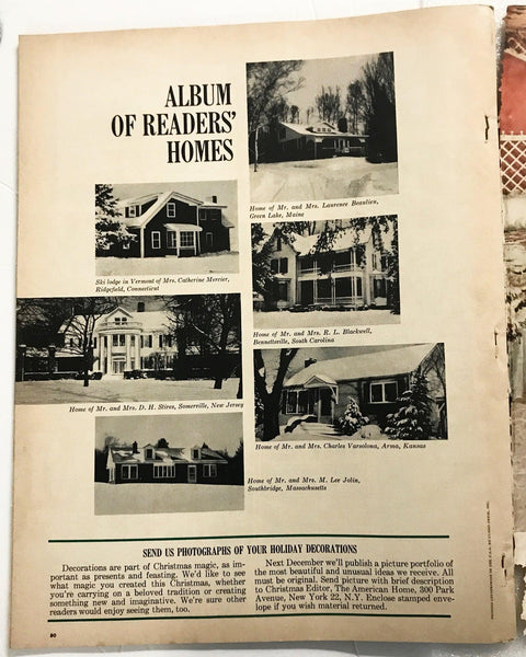 The American Home Magazine, December 1961 - Lamoree’s Vintage