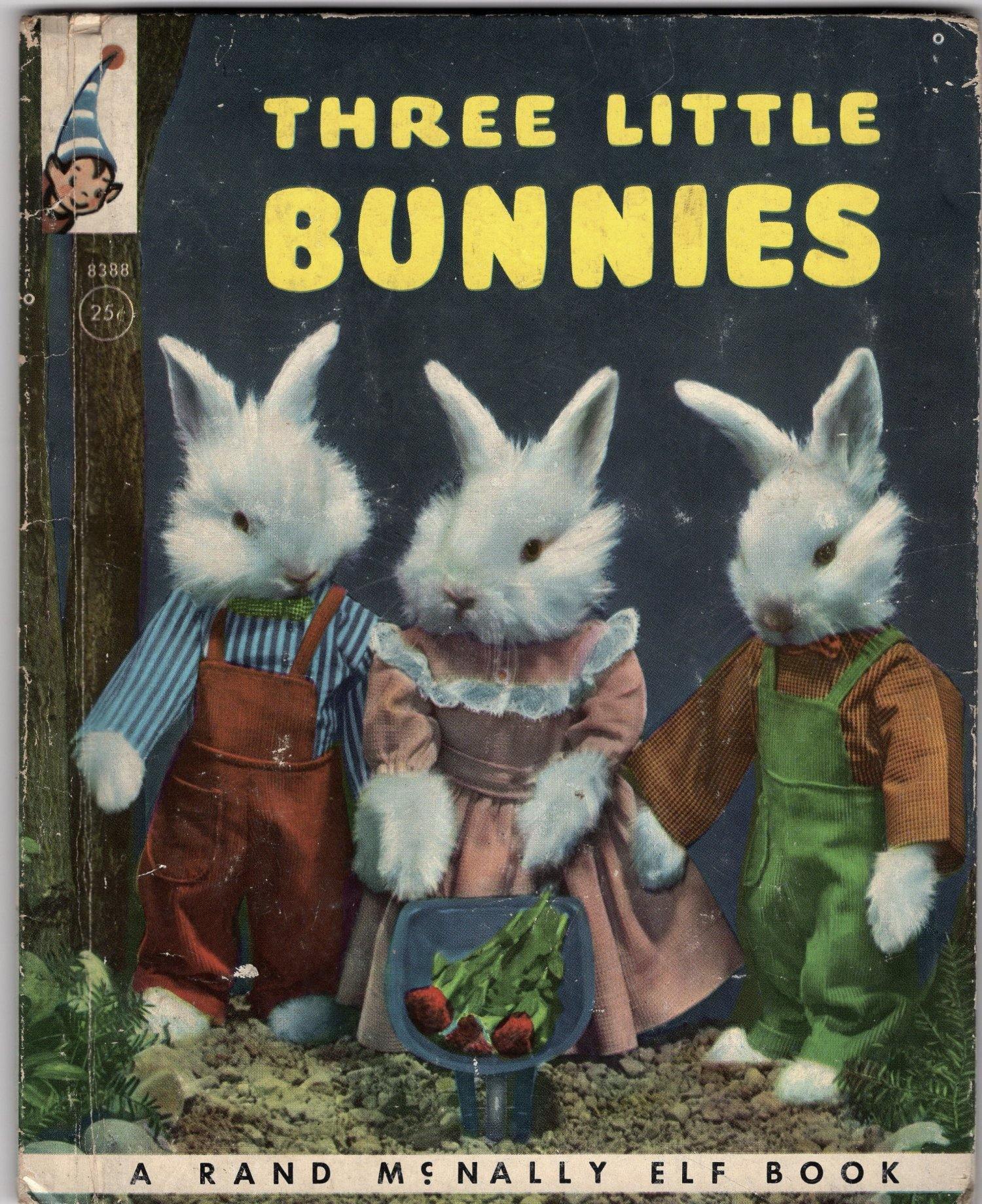 Three Little Bunnies, Rand McNally Elf Book (1958) - Lamoree’s Vintage