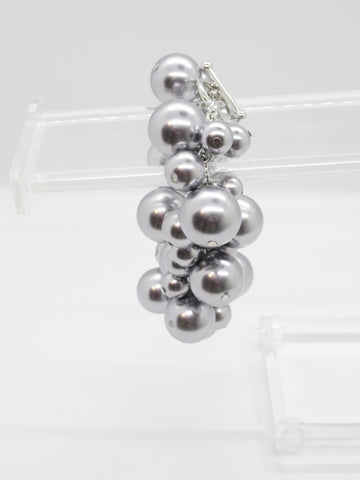 Truly Stunning Rich Faux Pearls Cluster Ball Bracelet - Lamoree’s Vintage