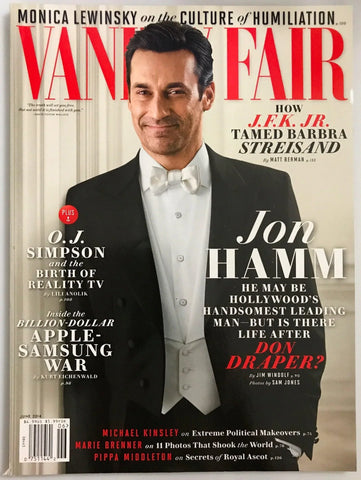Vanity Fair Magazine Jon Hamm, April 2014