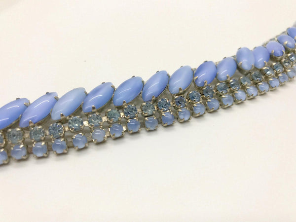 Vintage Blue Stones Domed Bracelet - Lamoree’s Vintage