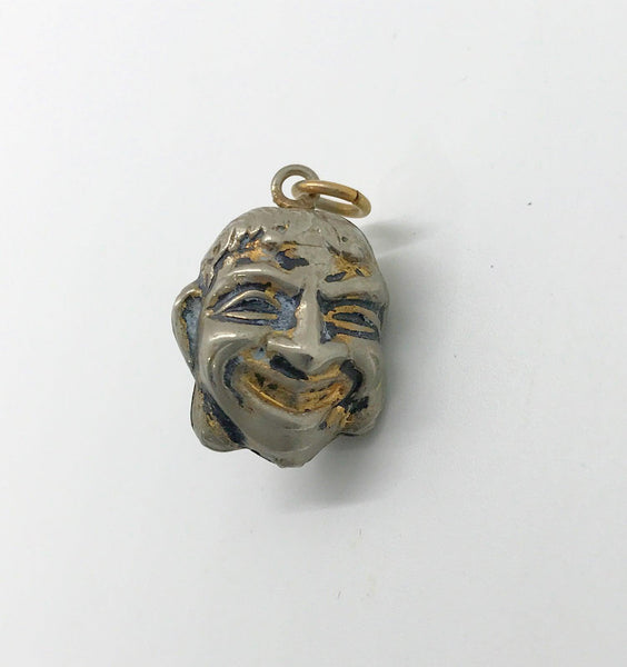 Vintage Comedy and Tragedy Pendant- Charm - Lamoree’s Vintage