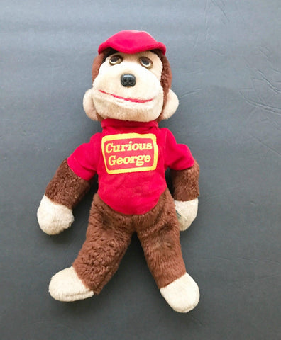 Vintage Curious George Plush Knickerbocker Monkey 1970s Stuffed Animal - Lamoree’s Vintage