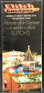 Vintage Elitch Gardens Denver Colorado Amusement Park Brochure (1970s) - Lamoree’s Vintage