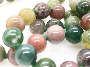 Vintage Glass Beaded Necklace and Earrings - Lamoree’s Vintage