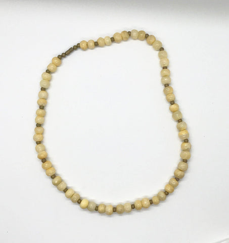 Vintage Glass Beads in Pale Lemon - Lamoree’s Vintage