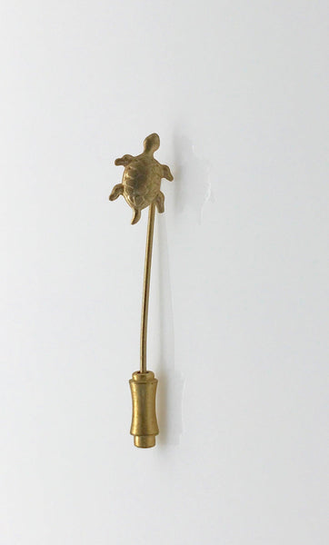 Vintage Gold Turtle Stickpin - Lamoree’s Vintage