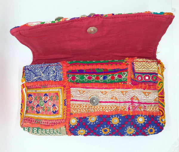 Vintage Handmade Indian Metalwork Embroidered Purse - Lamoree’s Vintage