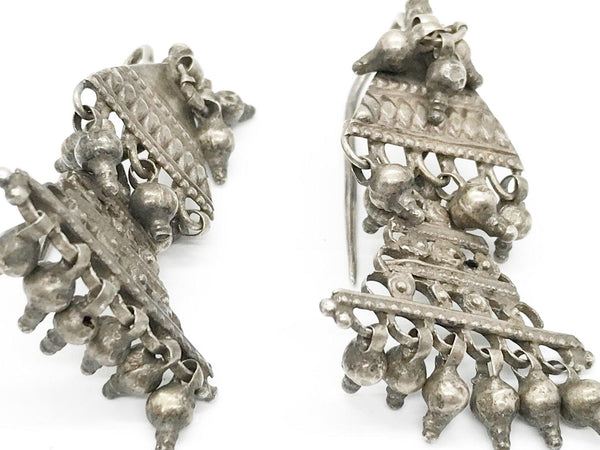Vintage Indian Multi-tiered Dangle Earrings - Lamoree’s Vintage