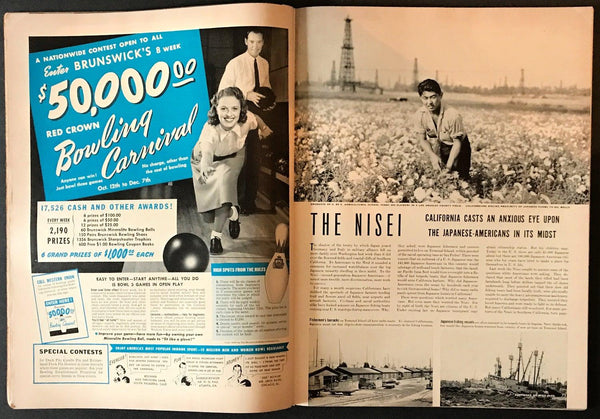 Vintage LIFE Magazine, October 14, 1940 - Lamoree’s Vintage