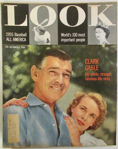 Vintage LOOK Magazine October 4, 1955, Clark Gable, Baseball - Lamoree’s Vintage
