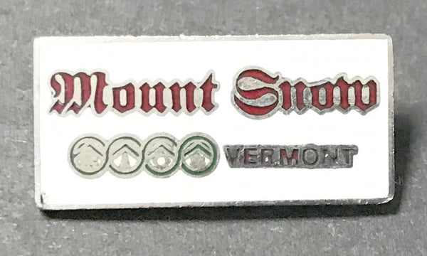 Vintage Mount Snow Ski Resort Pin (1980s) - Lamoree’s Vintage