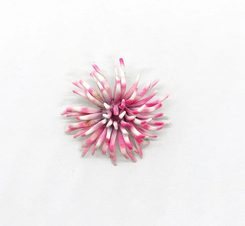 Vintage Pink and White Chrysanthemum Brooch - Lamoree’s Vintage