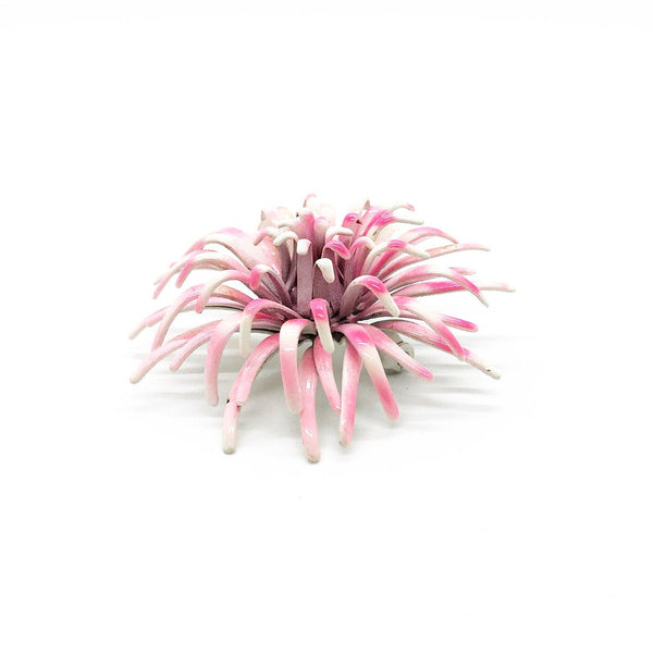 Vintage Pink and White Chrysanthemum Brooch - Lamoree’s Vintage
