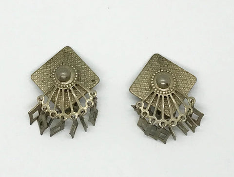 Vintage Silver Mid Eastern Style Earrings - Lamoree’s Vintage