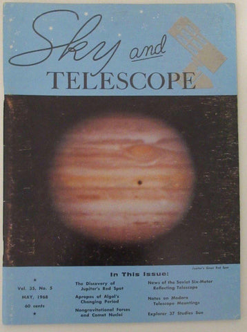 Vintage SKY and TELESCOPE Magazine May 1968 - Lamoree’s Vintage