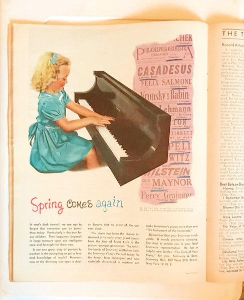 Vintage Time Magazine Nov. 14, 1944 - Lamoree’s Vintage
