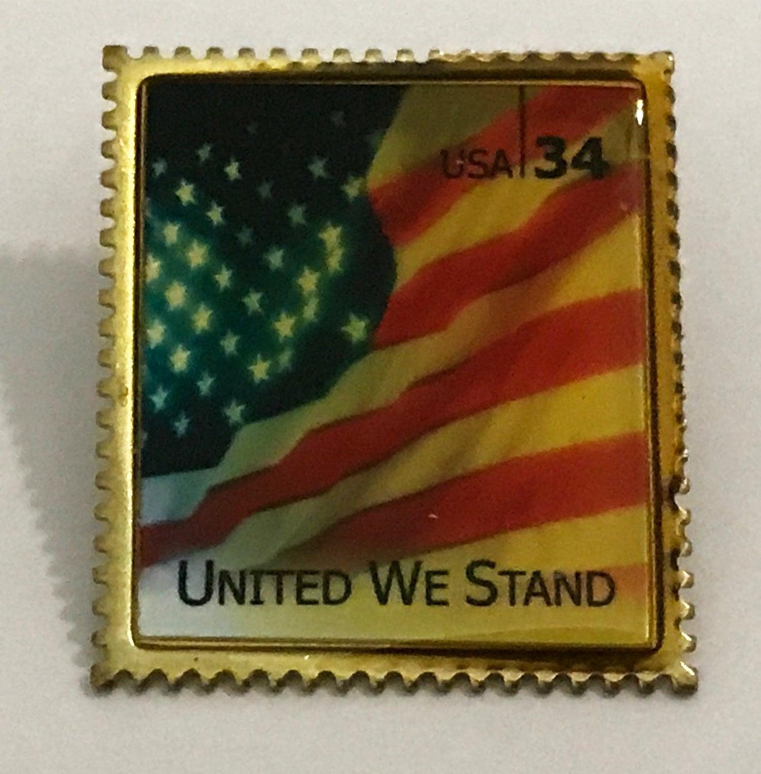 Vintage USPS Flag Stamp Lapel Pin - Lamoree’s Vintage